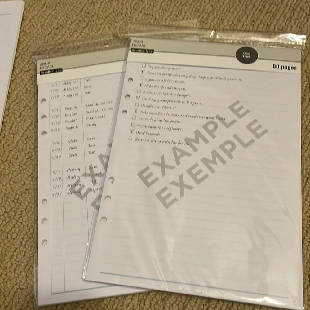 6 ring binder organizer